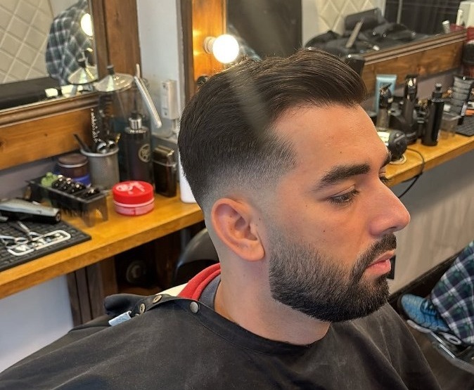 Camden Barber haircut 6